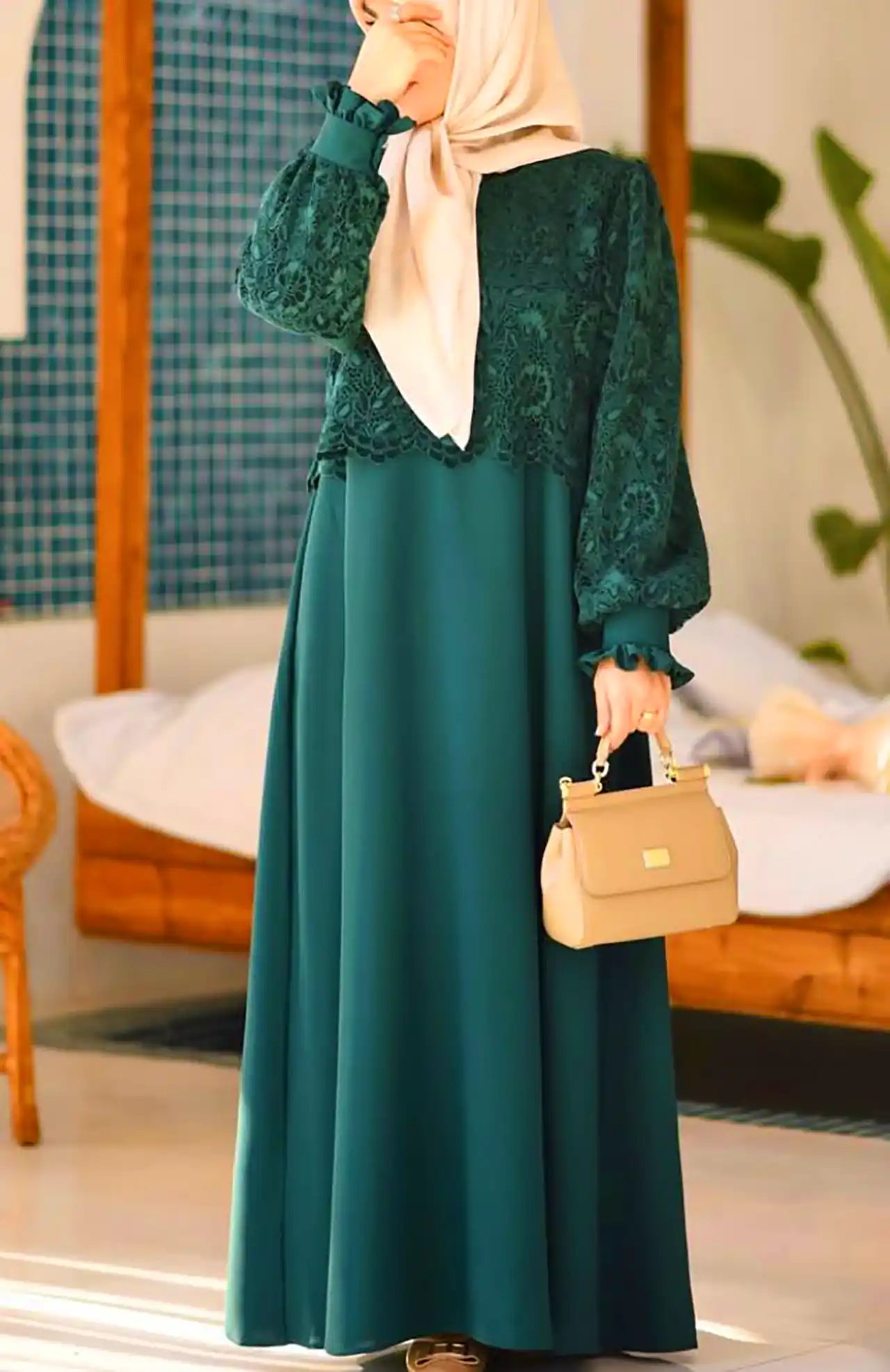 مانتو پیراهنی گرم پاییزی 