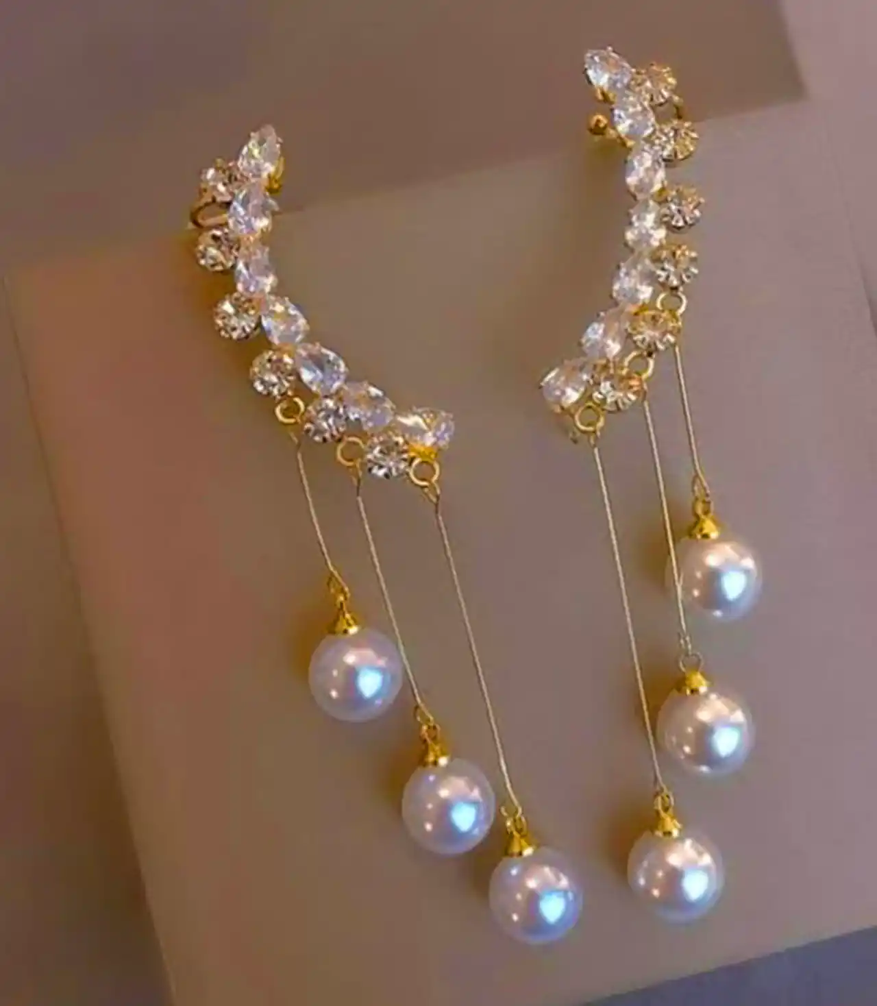 مدل گوشواره مرواریدی زیبا