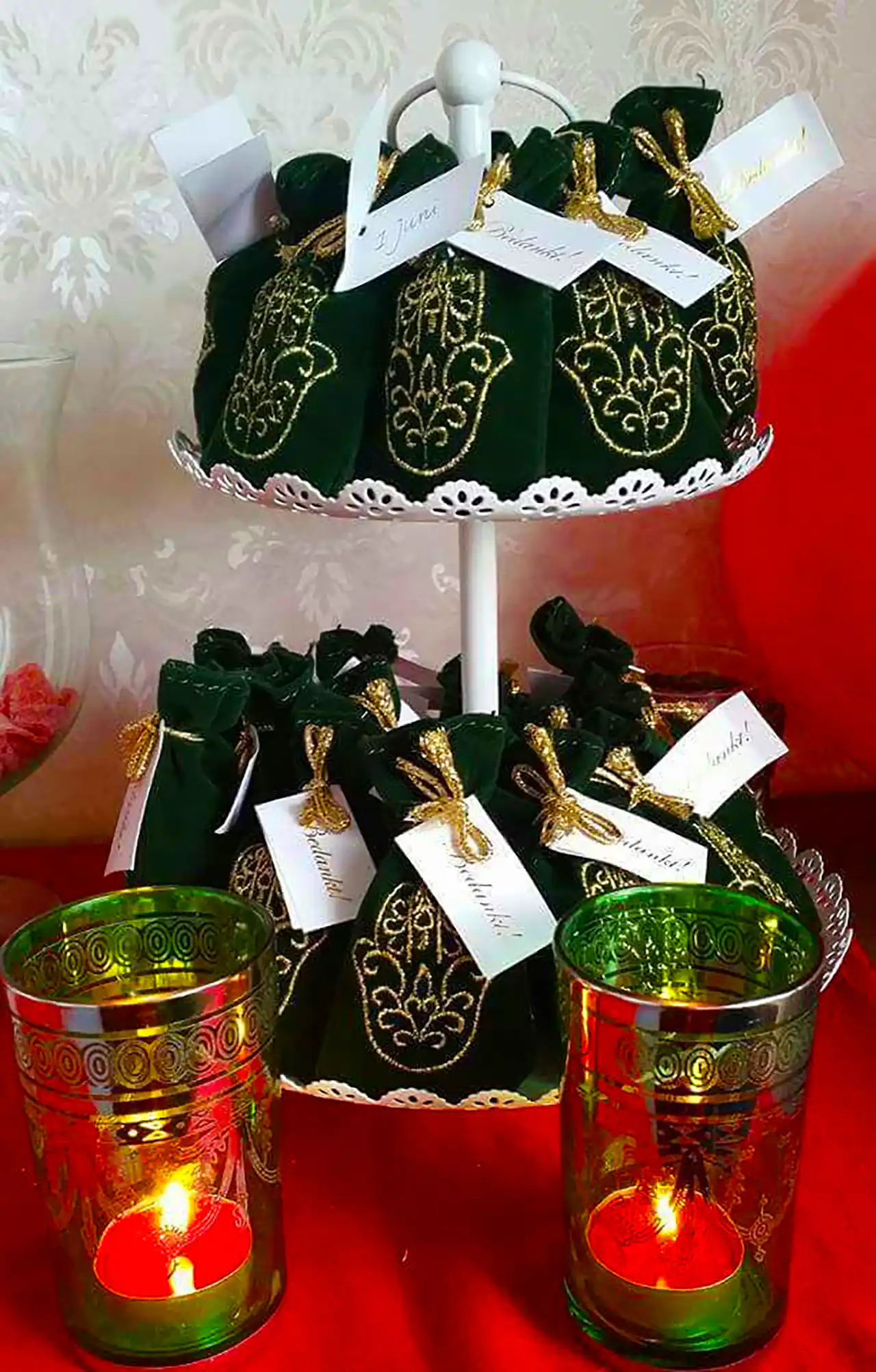 گیفت طلایی سبز مجلسی