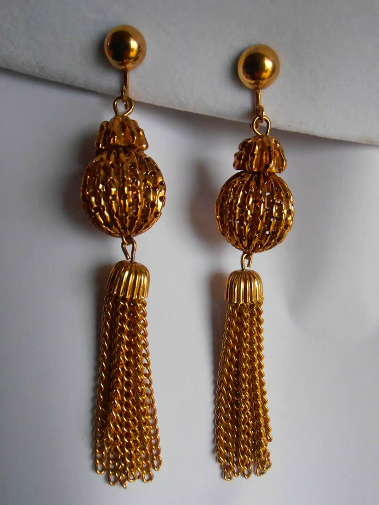 گوشواره آویز طلا سنتی