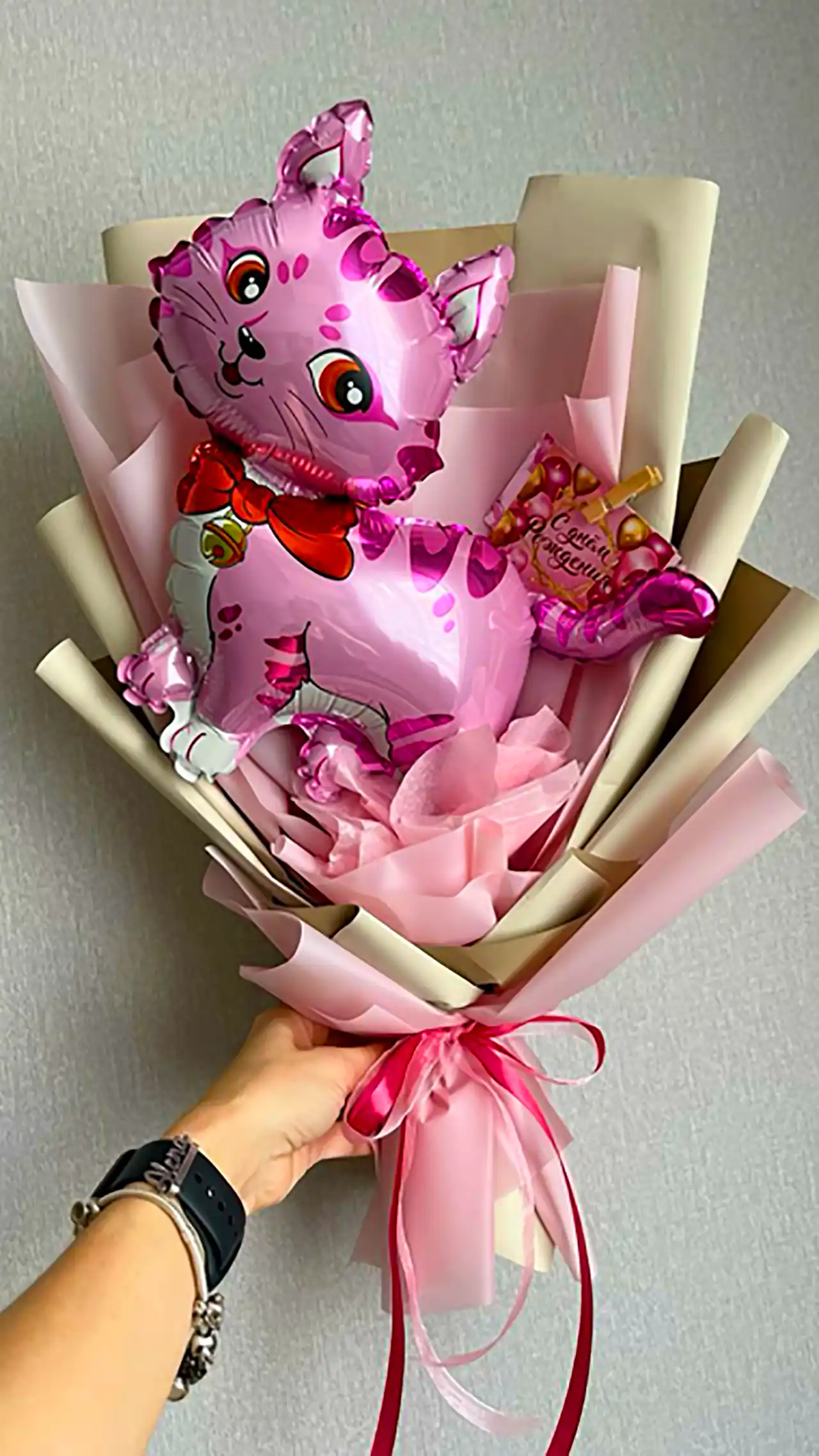 باکس گل و عروسک دخترونه