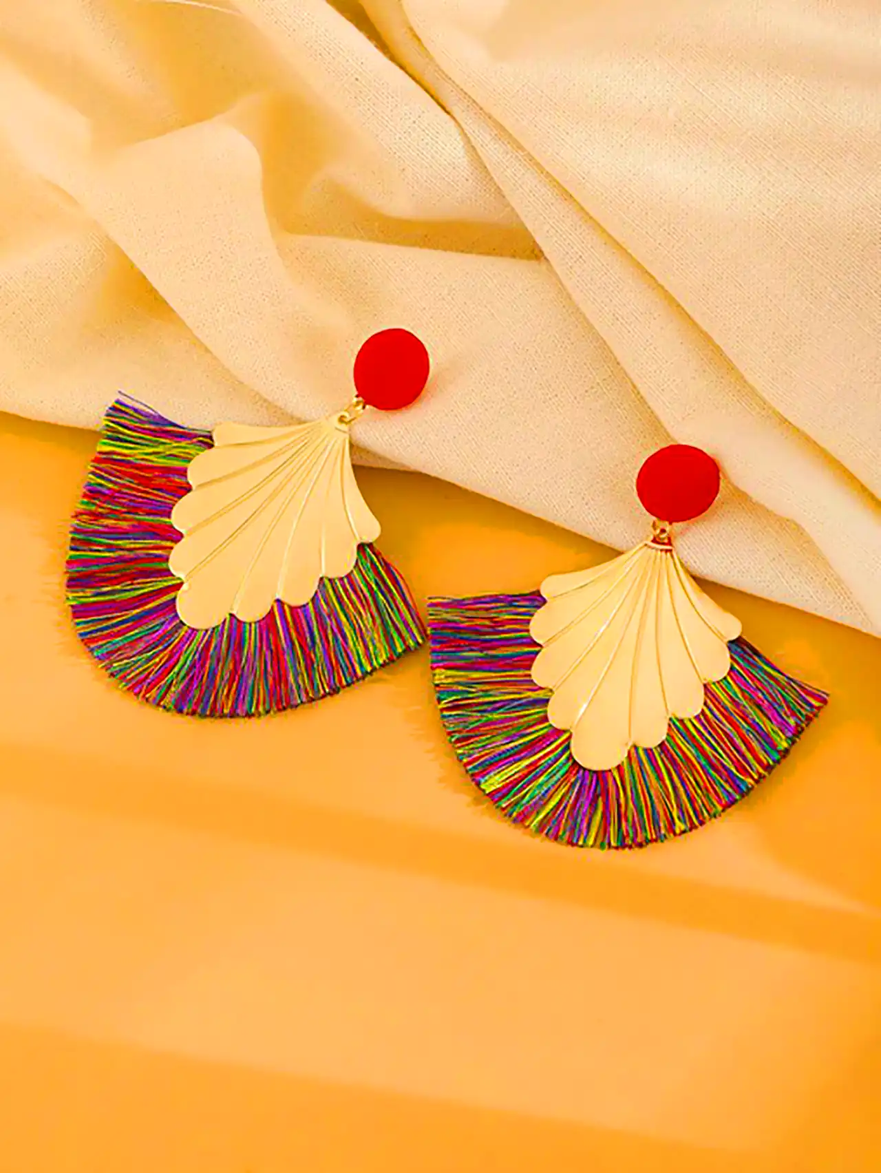 گوشواره رافیا فانتزی 