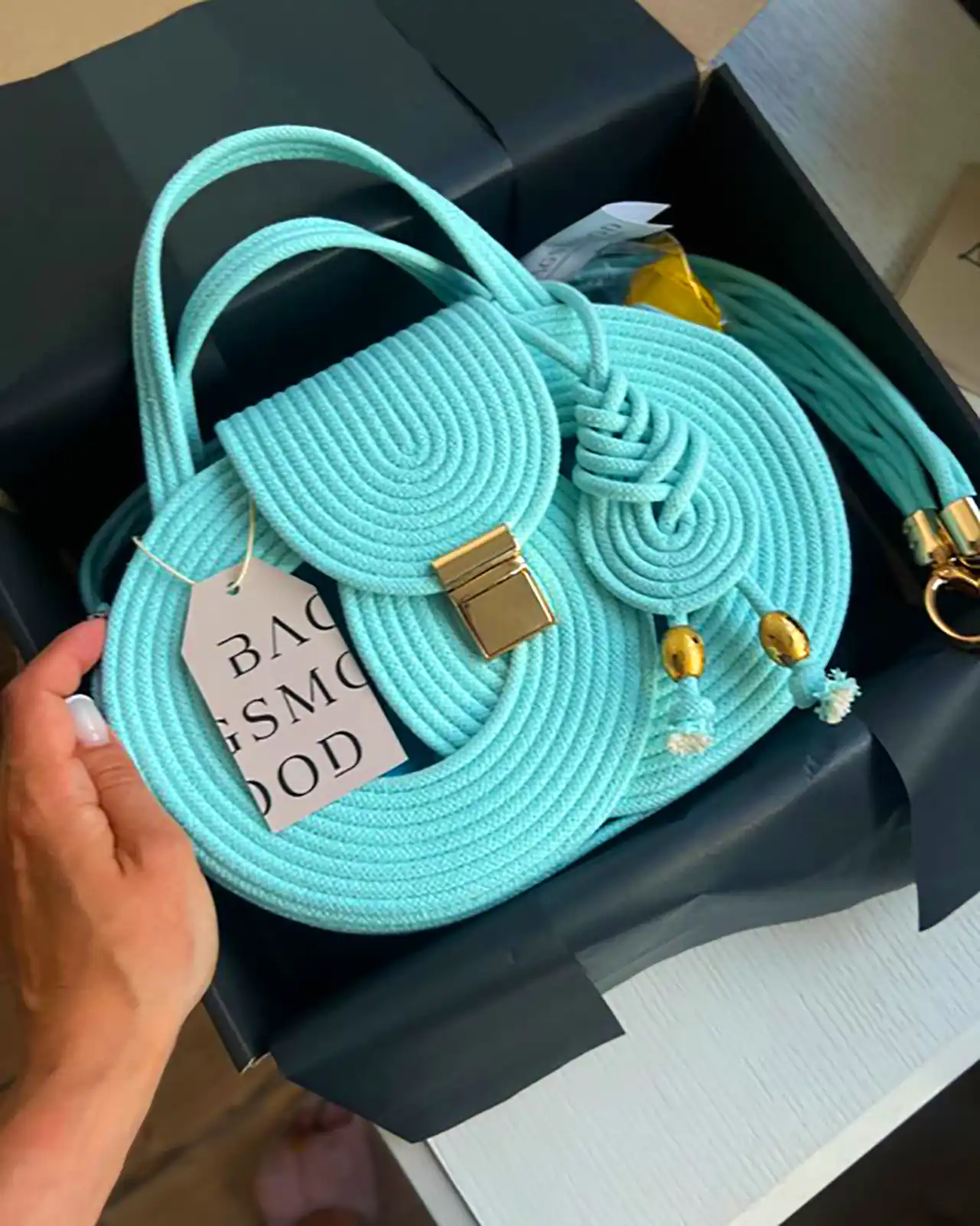 کیف قطان دوزی رنگی