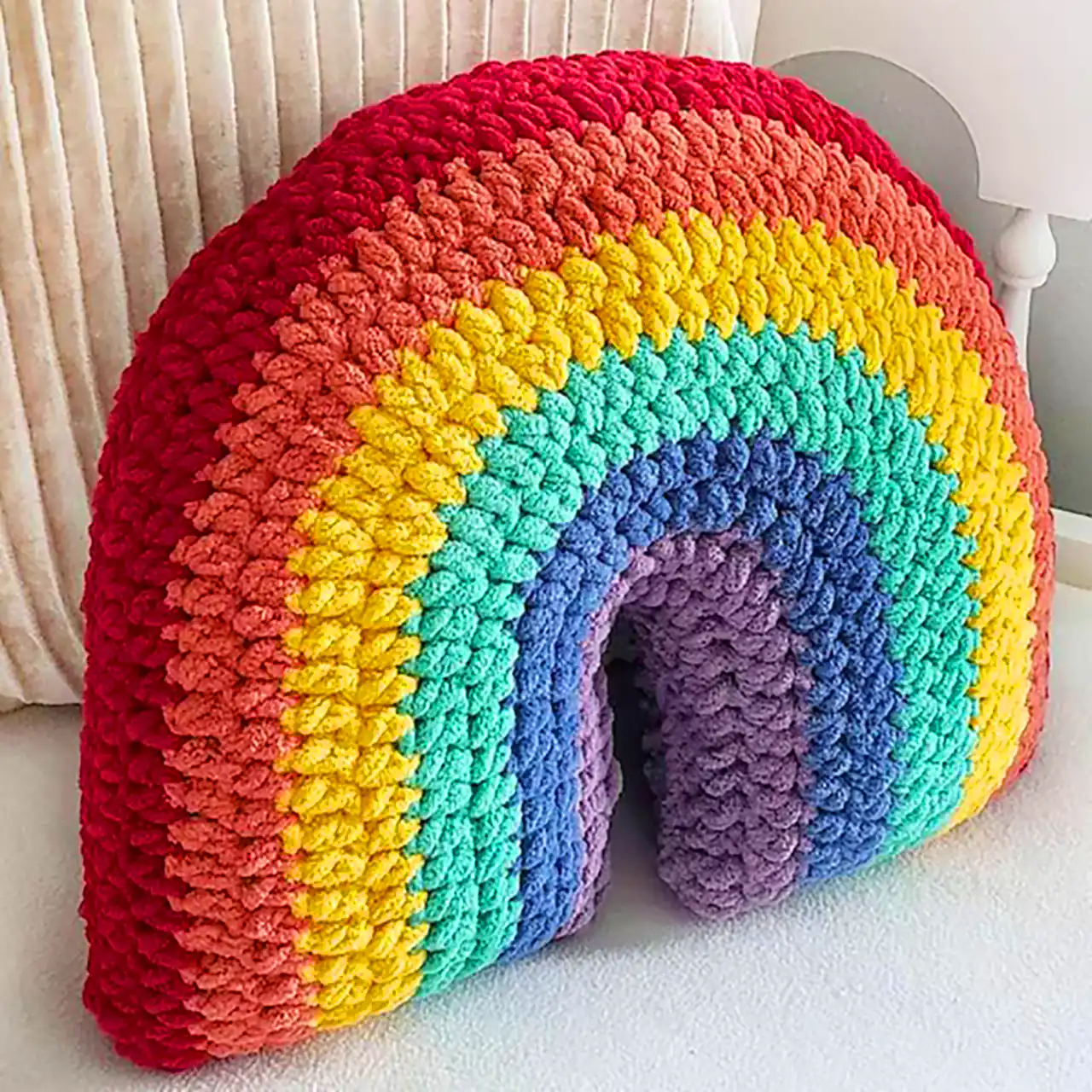 کوسن فانتزی قلاب بافی 