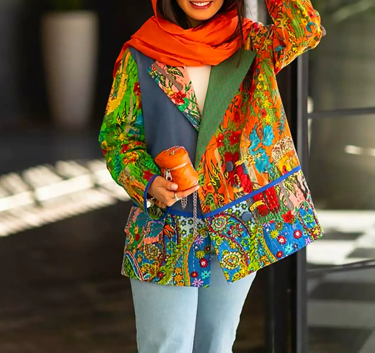 مانتو چیندار دخترانه