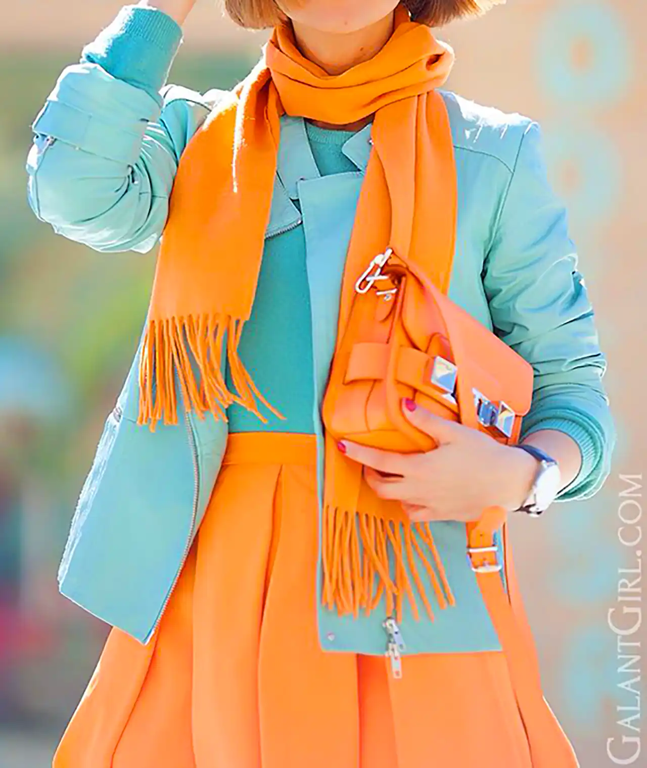 مانتو دخترانه فانتزی رنگی