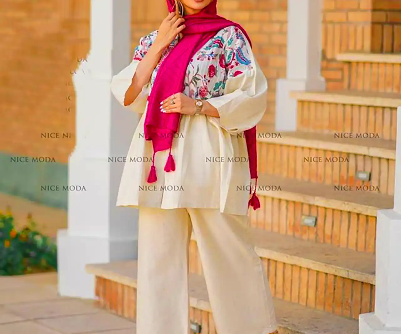 مانتو دخترانه فانتزی رنگی