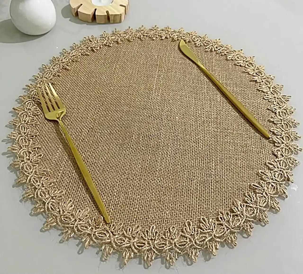 رانر رومیزی کنفی طرح گل