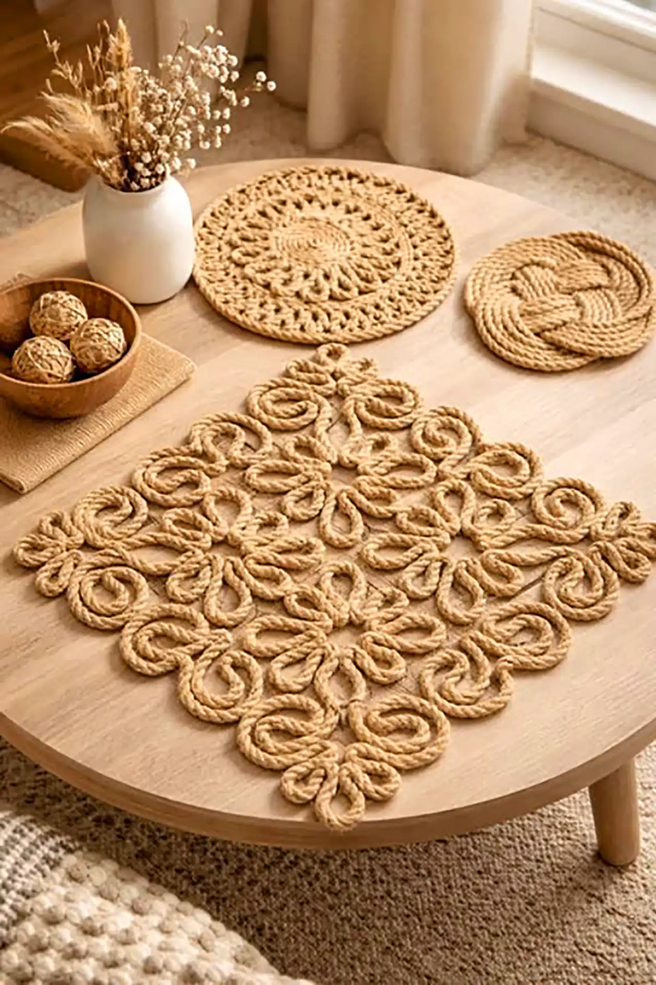 رانر رومیزی کنفی طرح گل