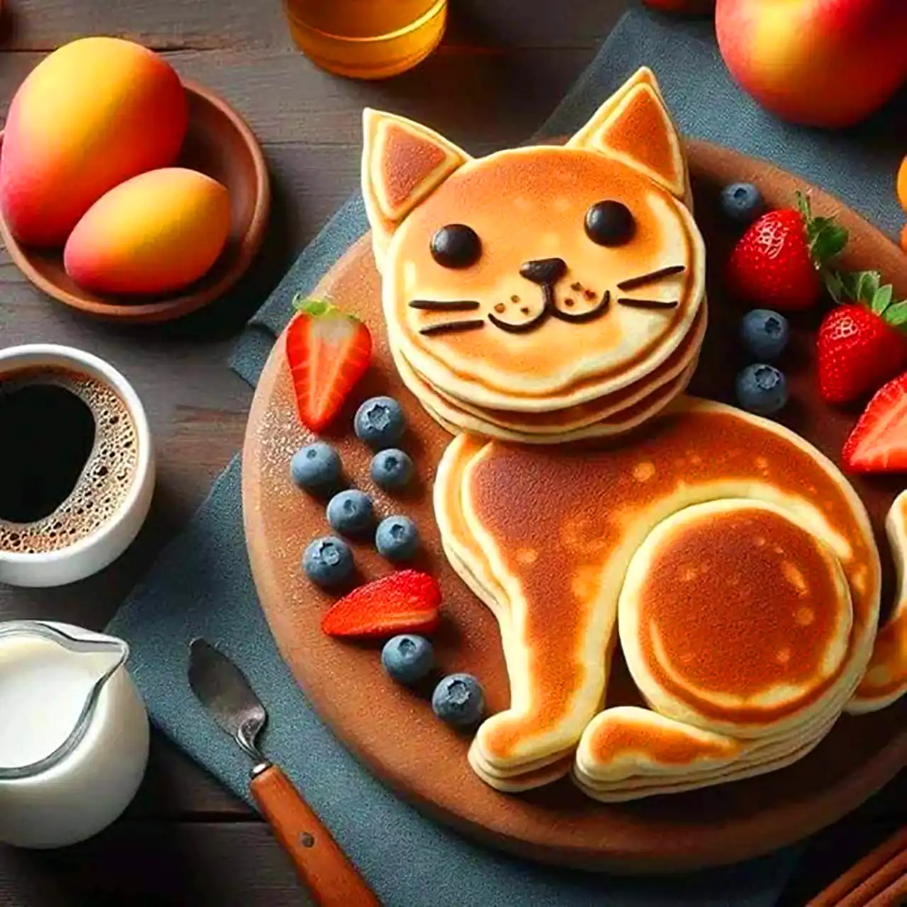 ایده های تزئین کیک صبحانه