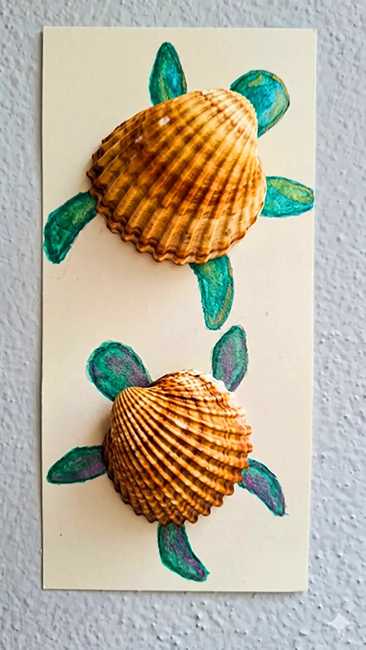 کاردستی آسان با صدف دریایی