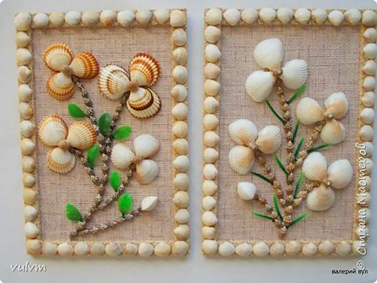 کاردستی آسان با صدف دریایی