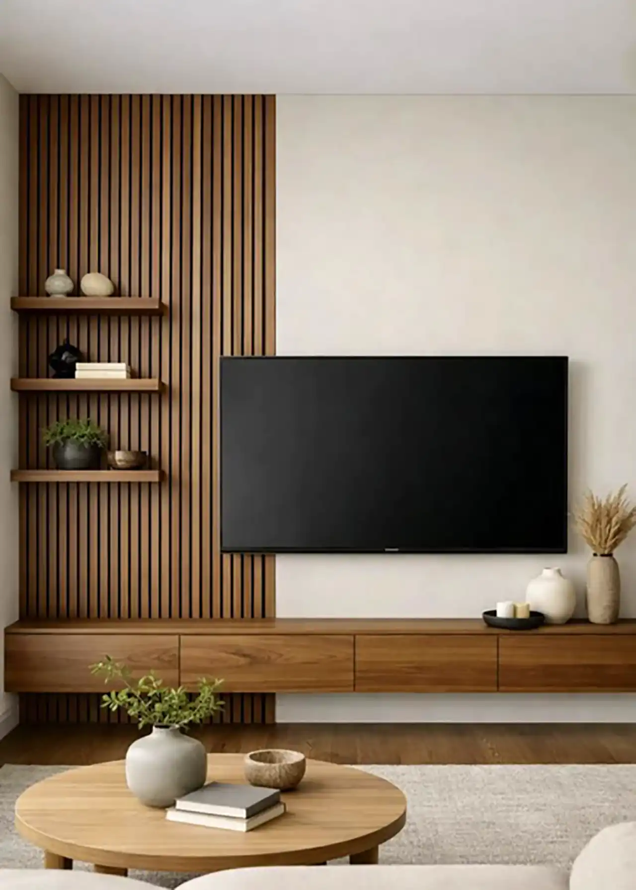 میز تی وی چوبی شیک